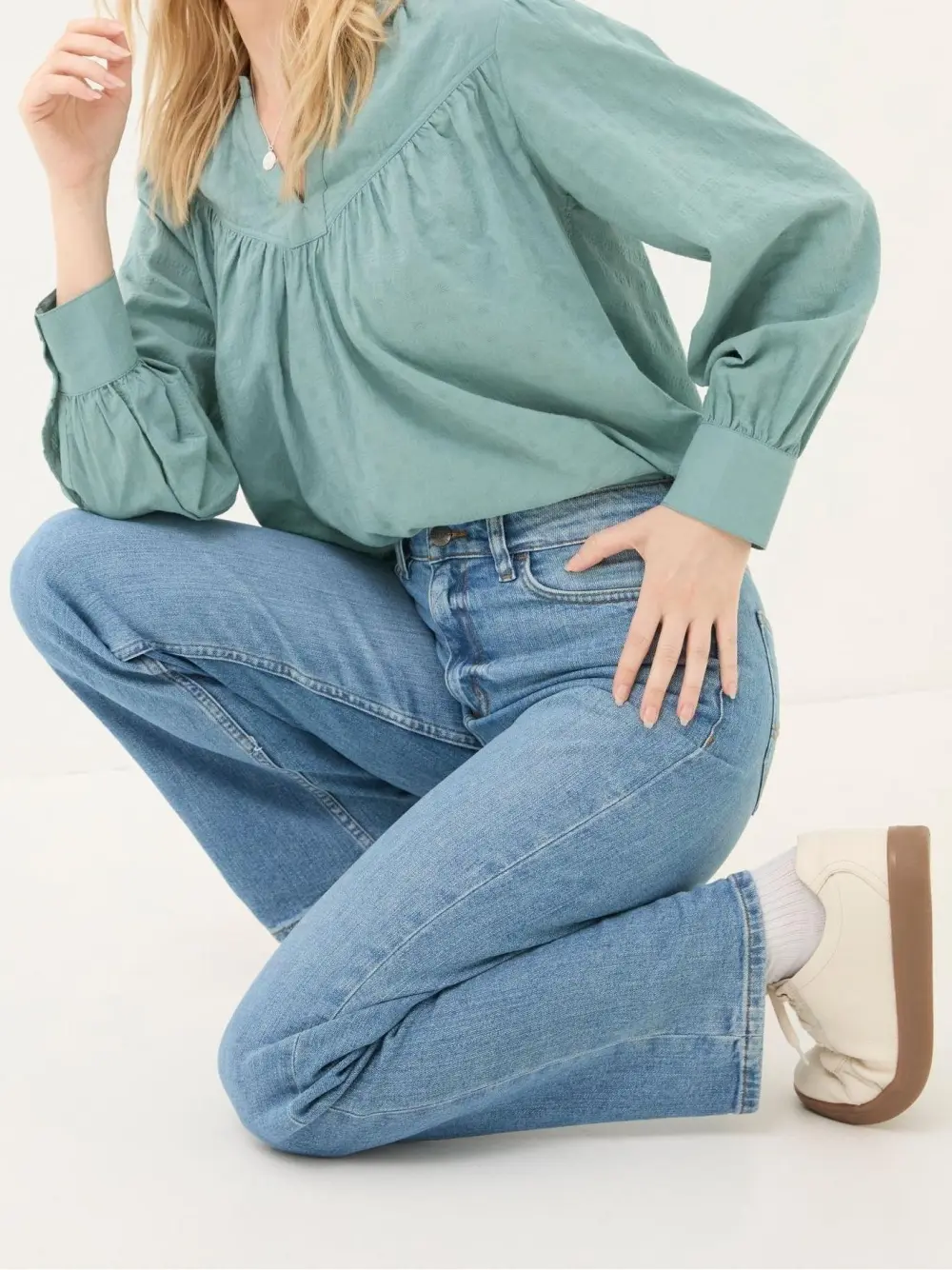 Carmel Light Vintage Blue Comfort Straight Jeans