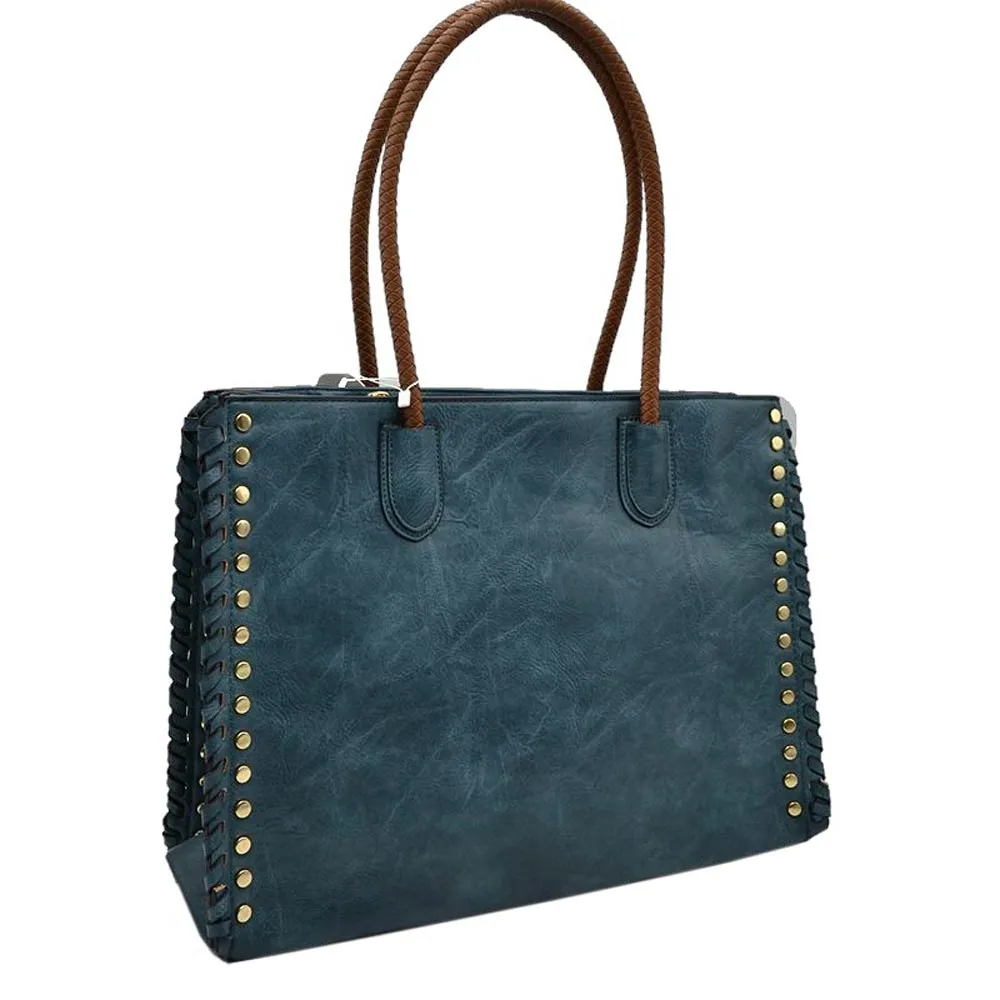Tote Studded Shoulder Bag
