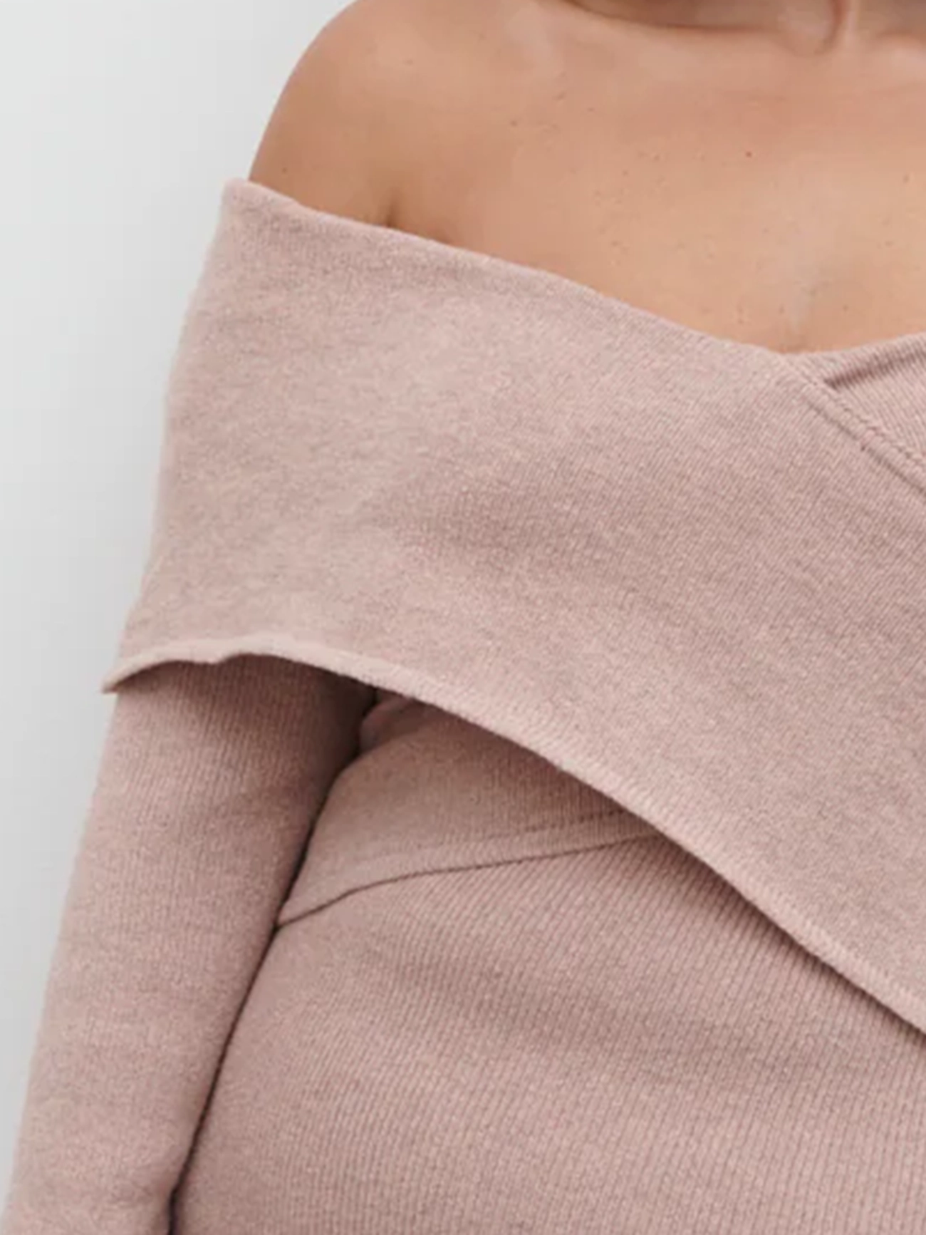 Wrap Knit Midi Dress
