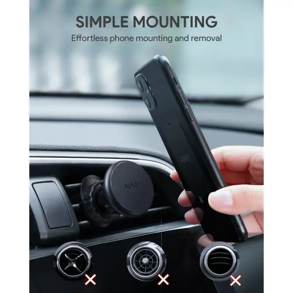 AUKEY HD-C74 Phone Holder for Car with Super Magnetic Mount