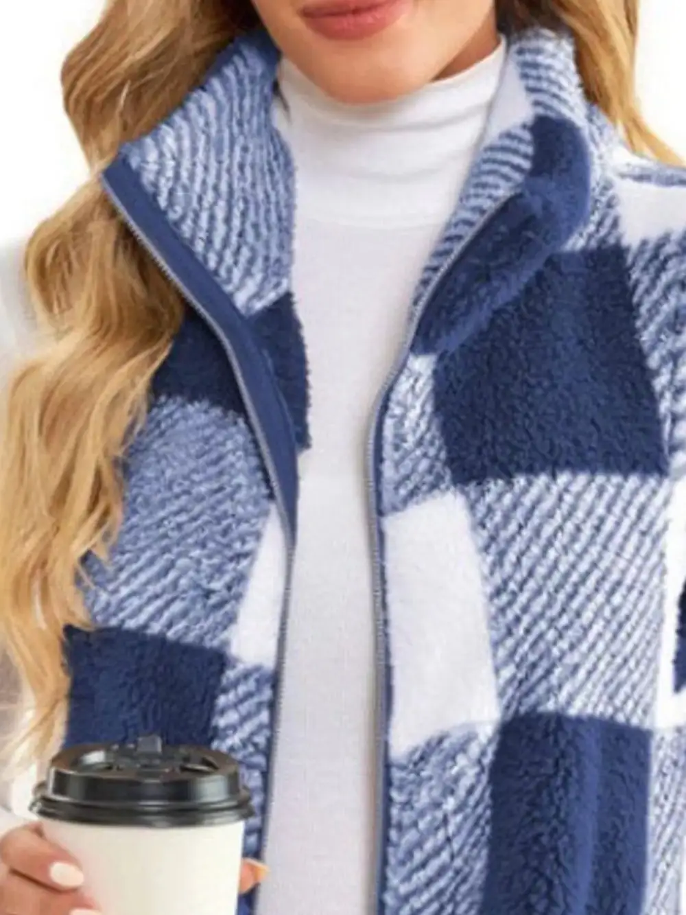 Full Size Color Block Zip
