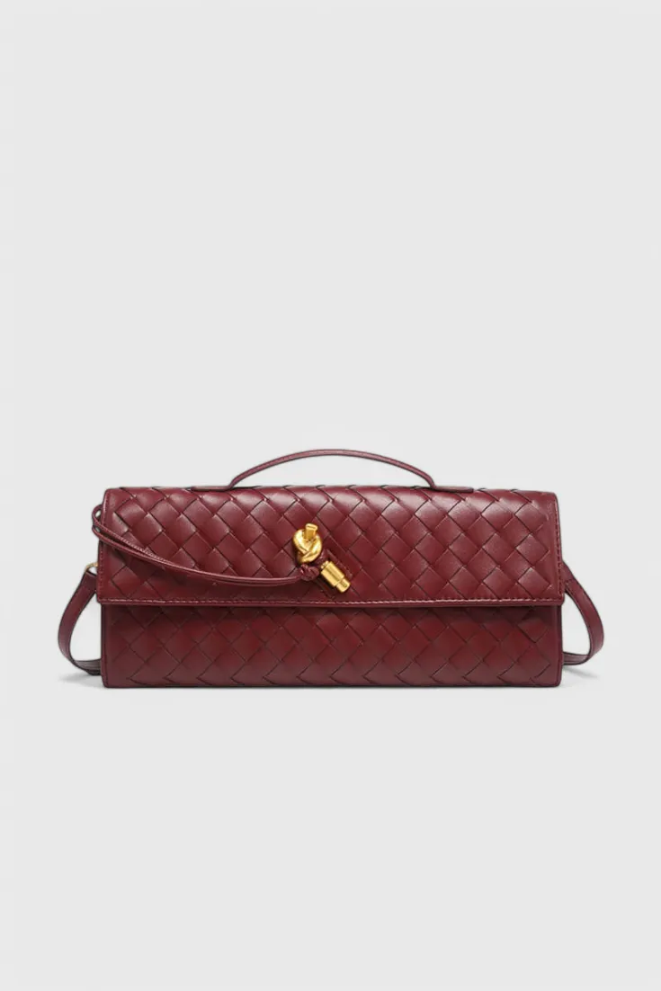 Panel Front Clutch Bag