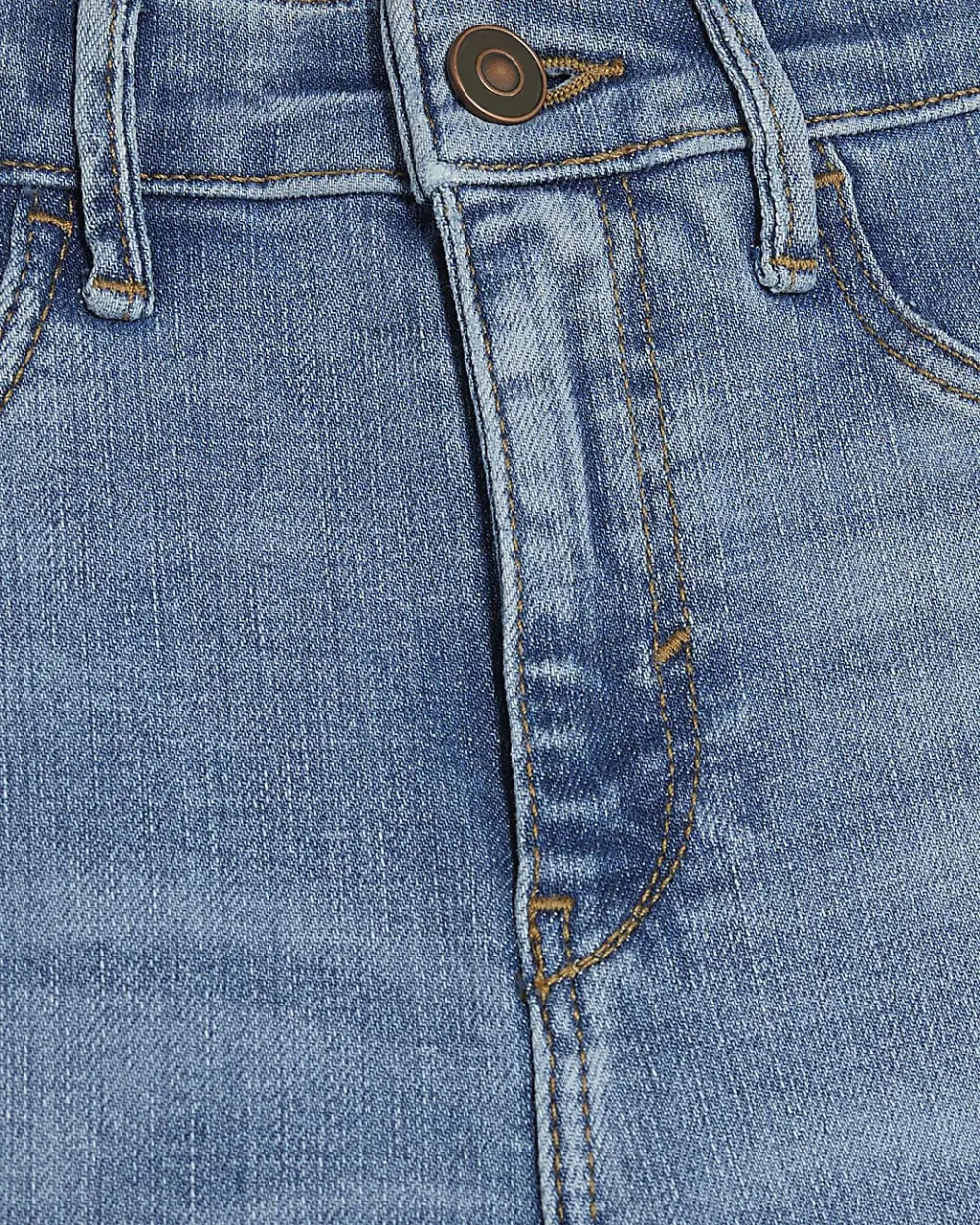 Low-Rise Cotton Skinny Jeans