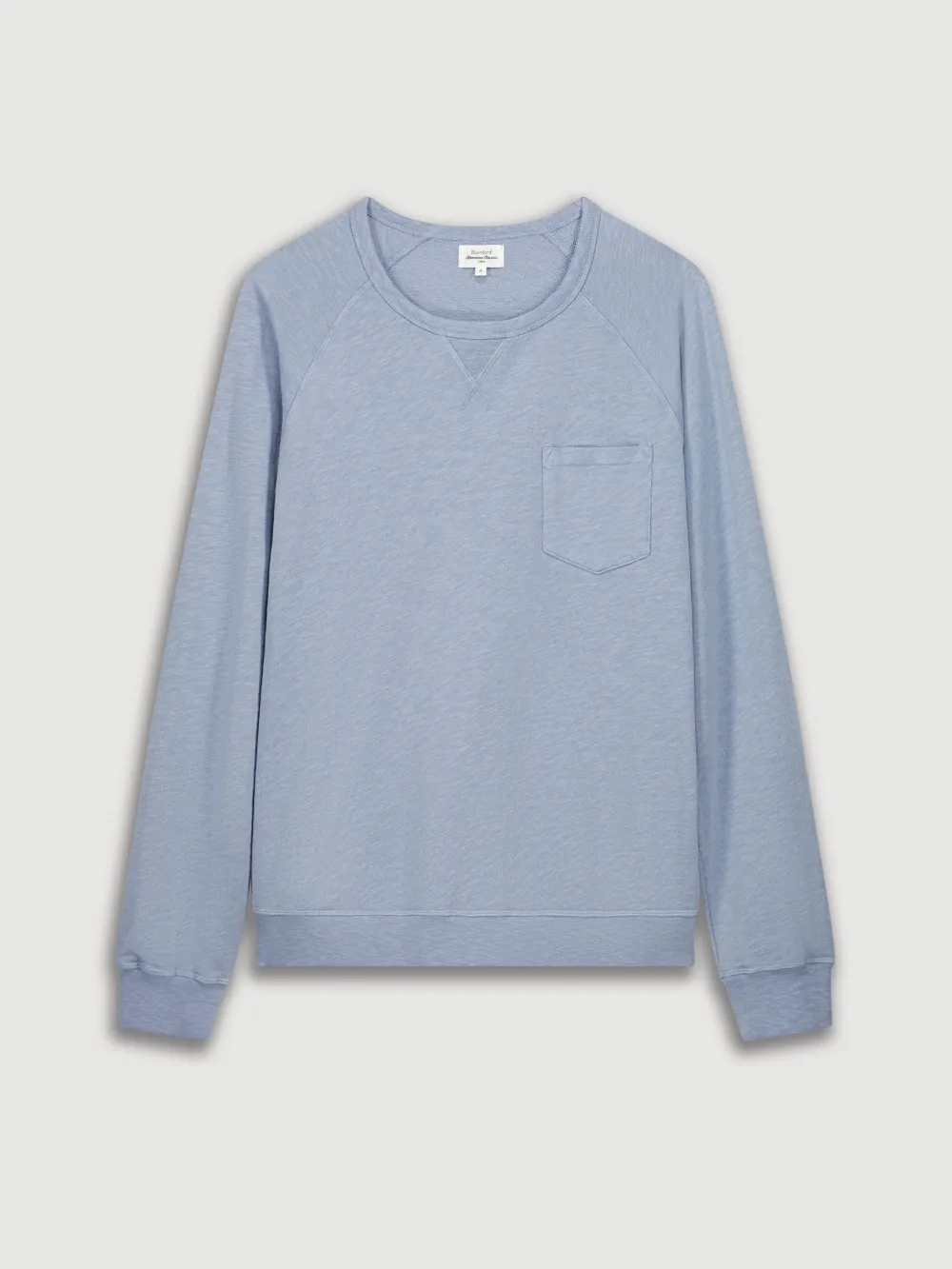 Men's Blue Crew Neck Sweater