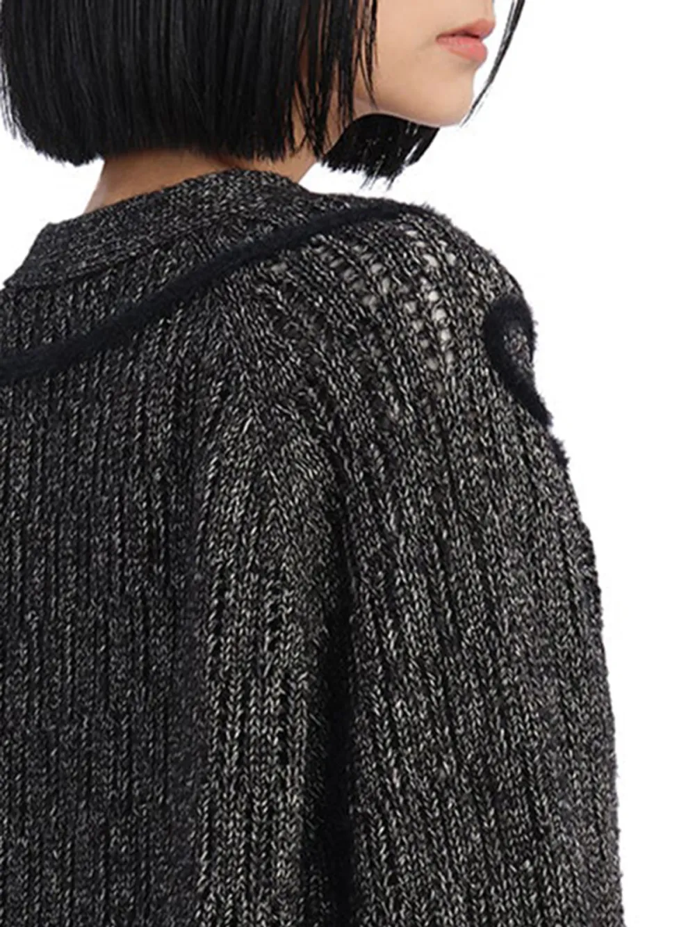 Tweed Textured Cardigan Jacket