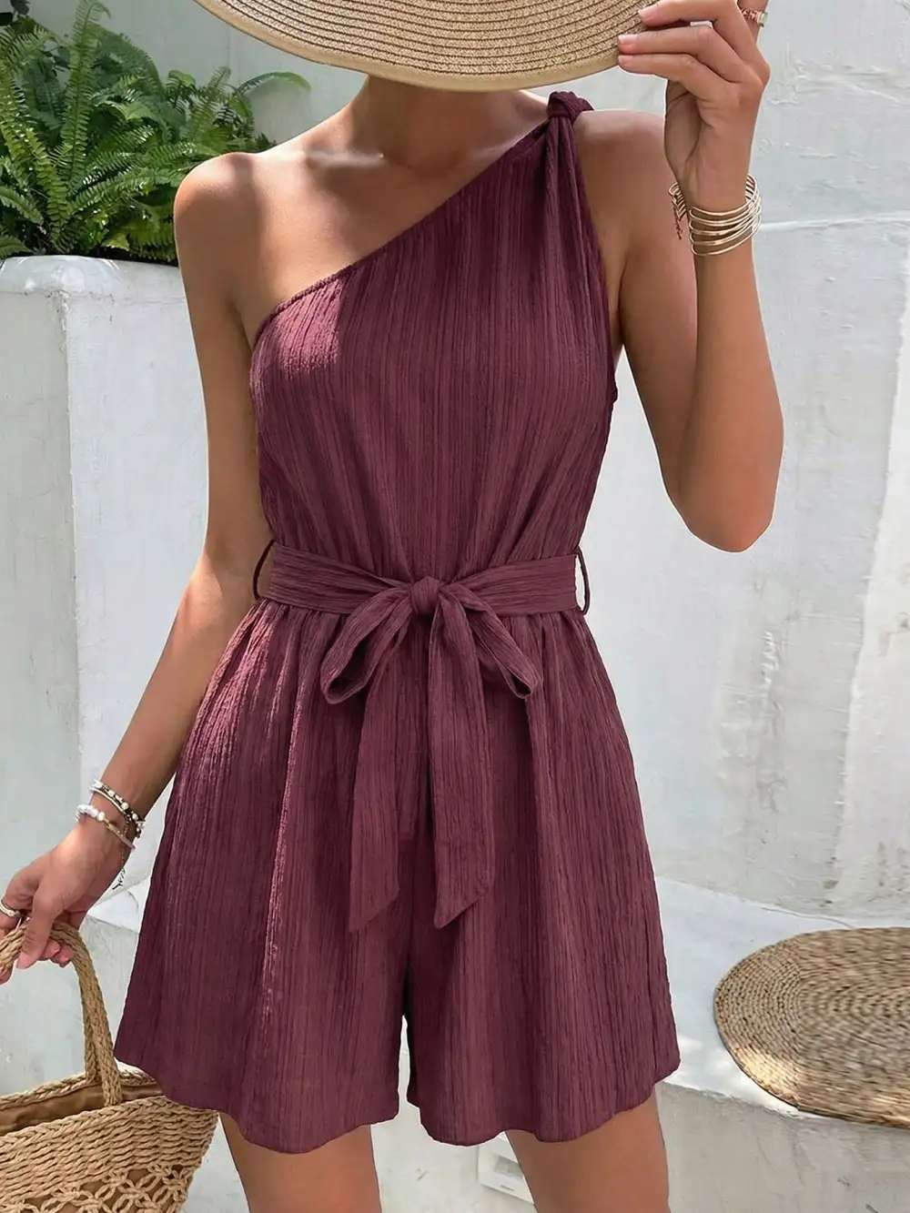 Jumpsuit Shoulder Romper