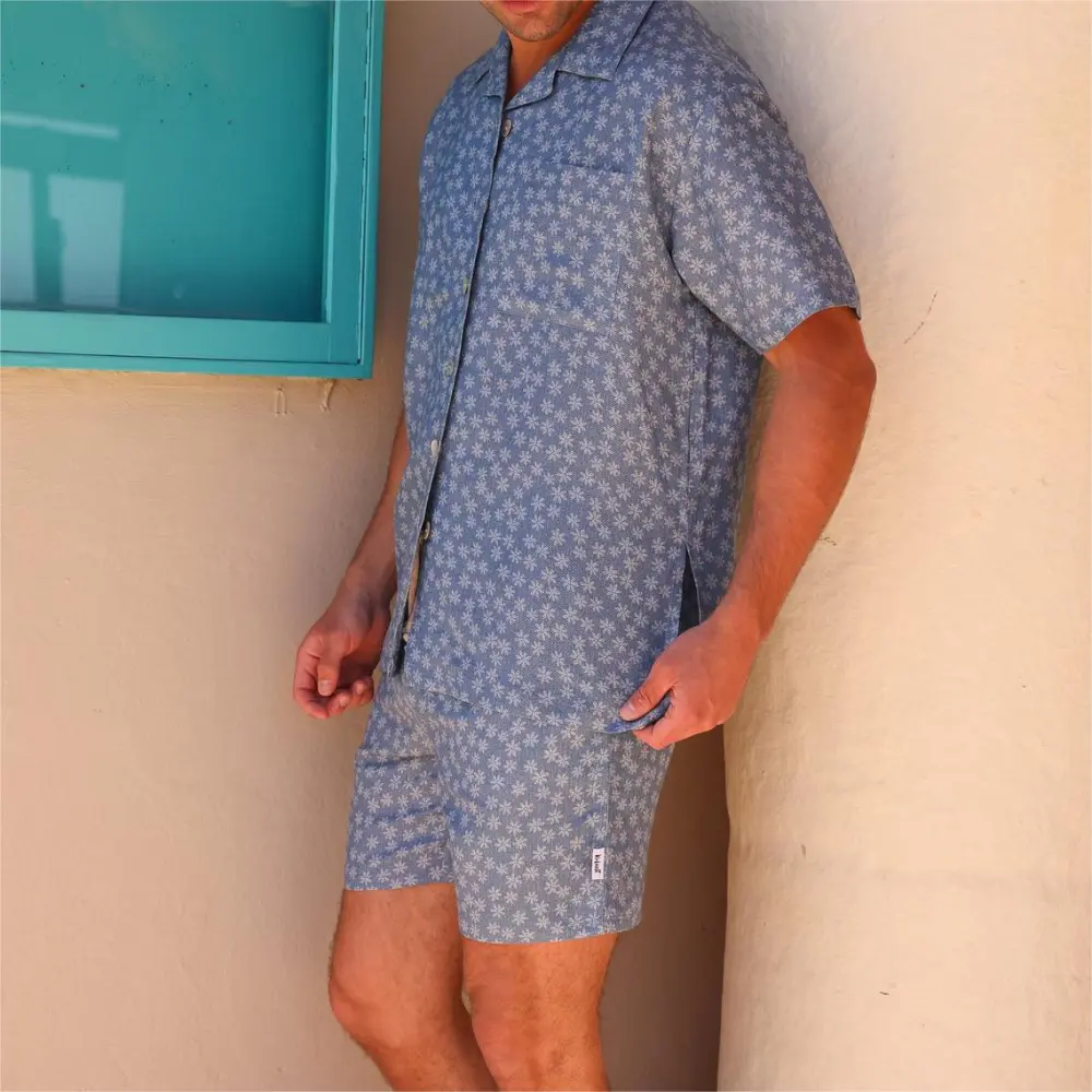 Oversized Linen Shirt - Daisy Denim