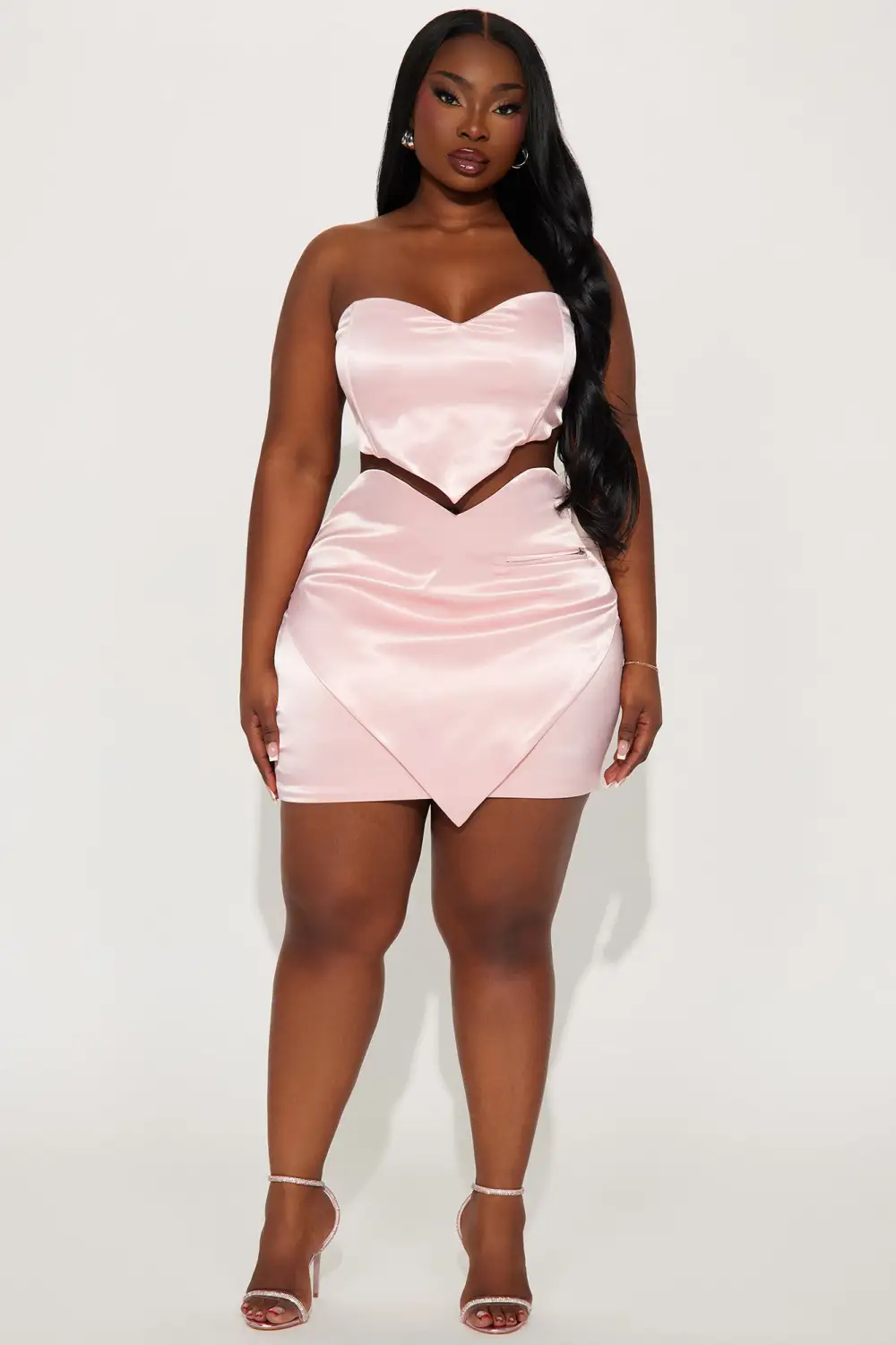 Heart You Skirt Set - Pink