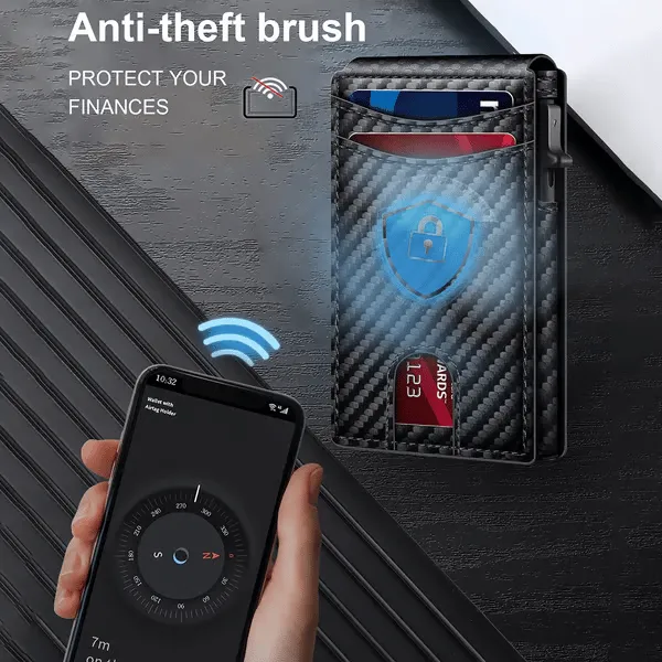 Anti-Theft RFID Aluminum Pop-up Card Holder