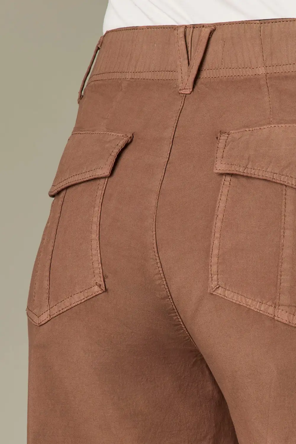  Double Patch Pocket Wide Leg Utility Pants