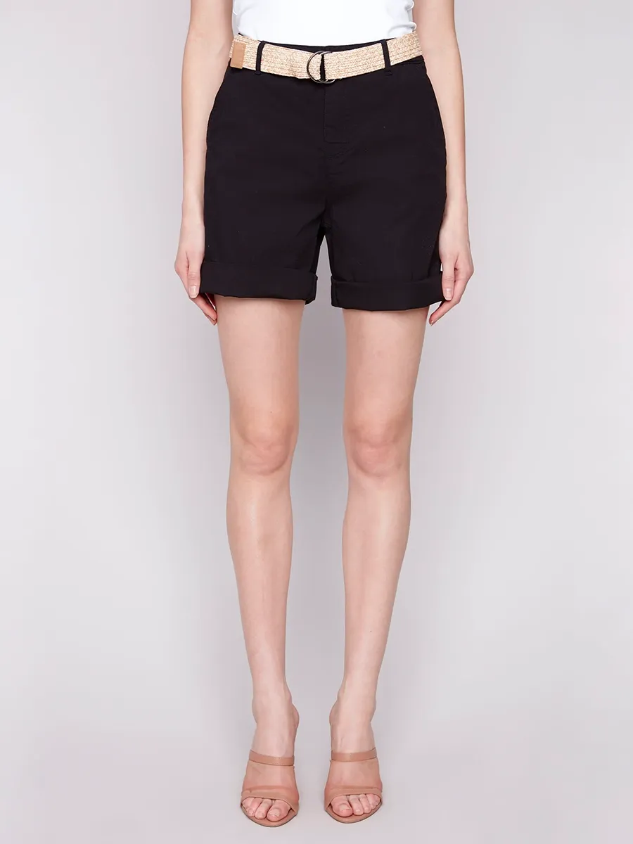 Casual Solid Color Basic Women's Short