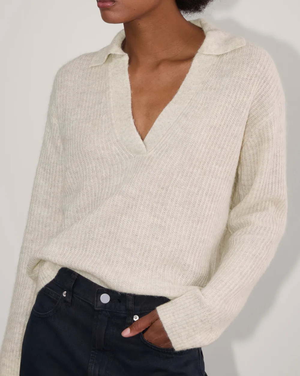 The Oversized Polo In Alpaca
