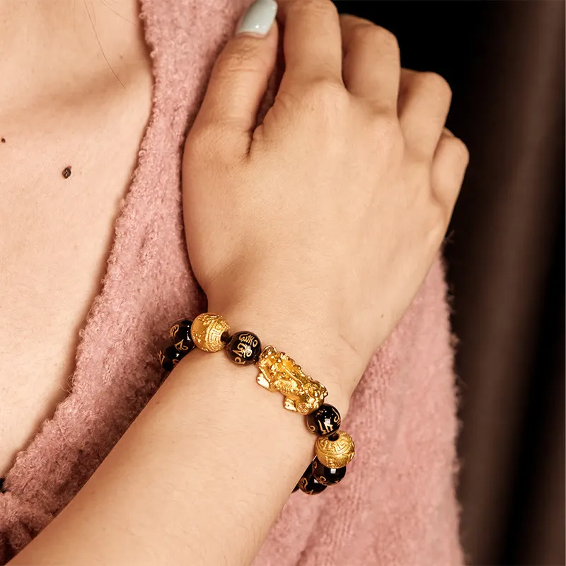 Obsidian Wealth Attracting Bracelet