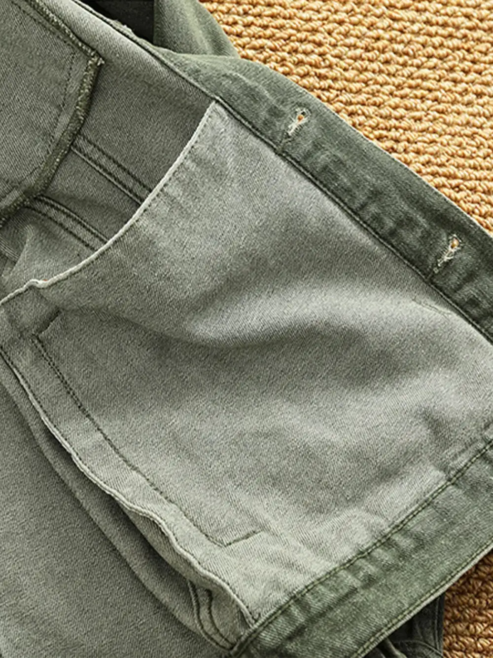 Men's Denim Button Front Trucker Jacket