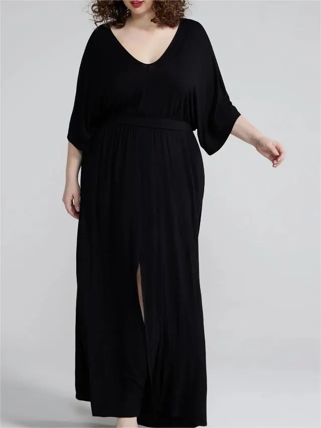 The Perfect V Neck Maxi Dress