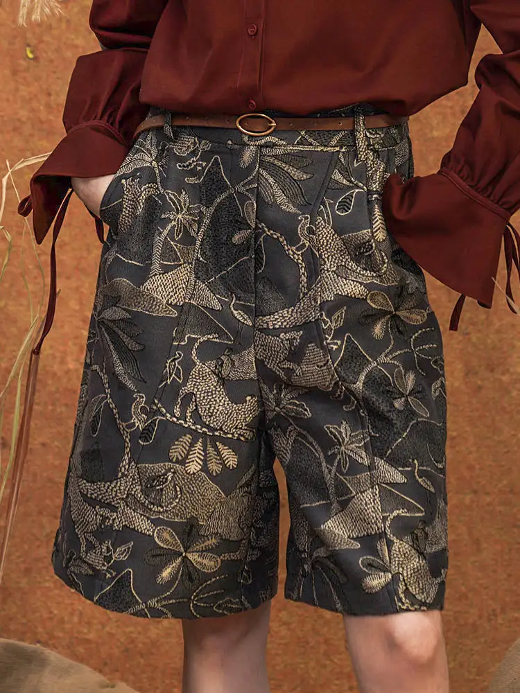 Artful Studio Everyday Casual Polyester Shorts