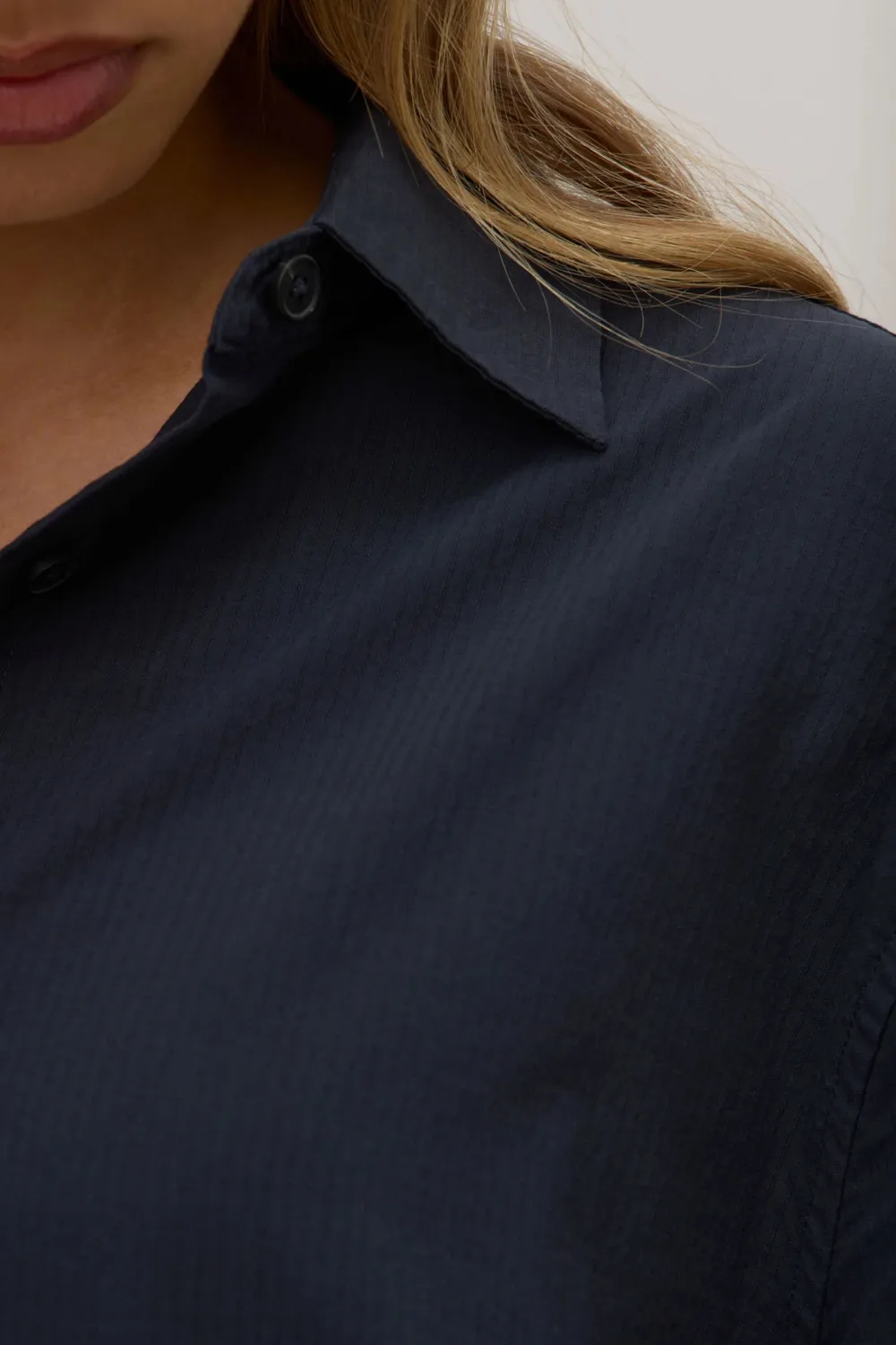 Long Sleeved Cotton Shirt Dress