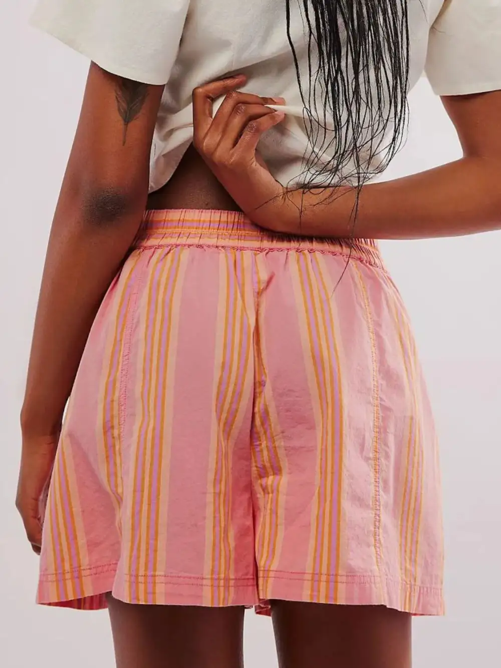 Easygoing Elastic Waist Shorts