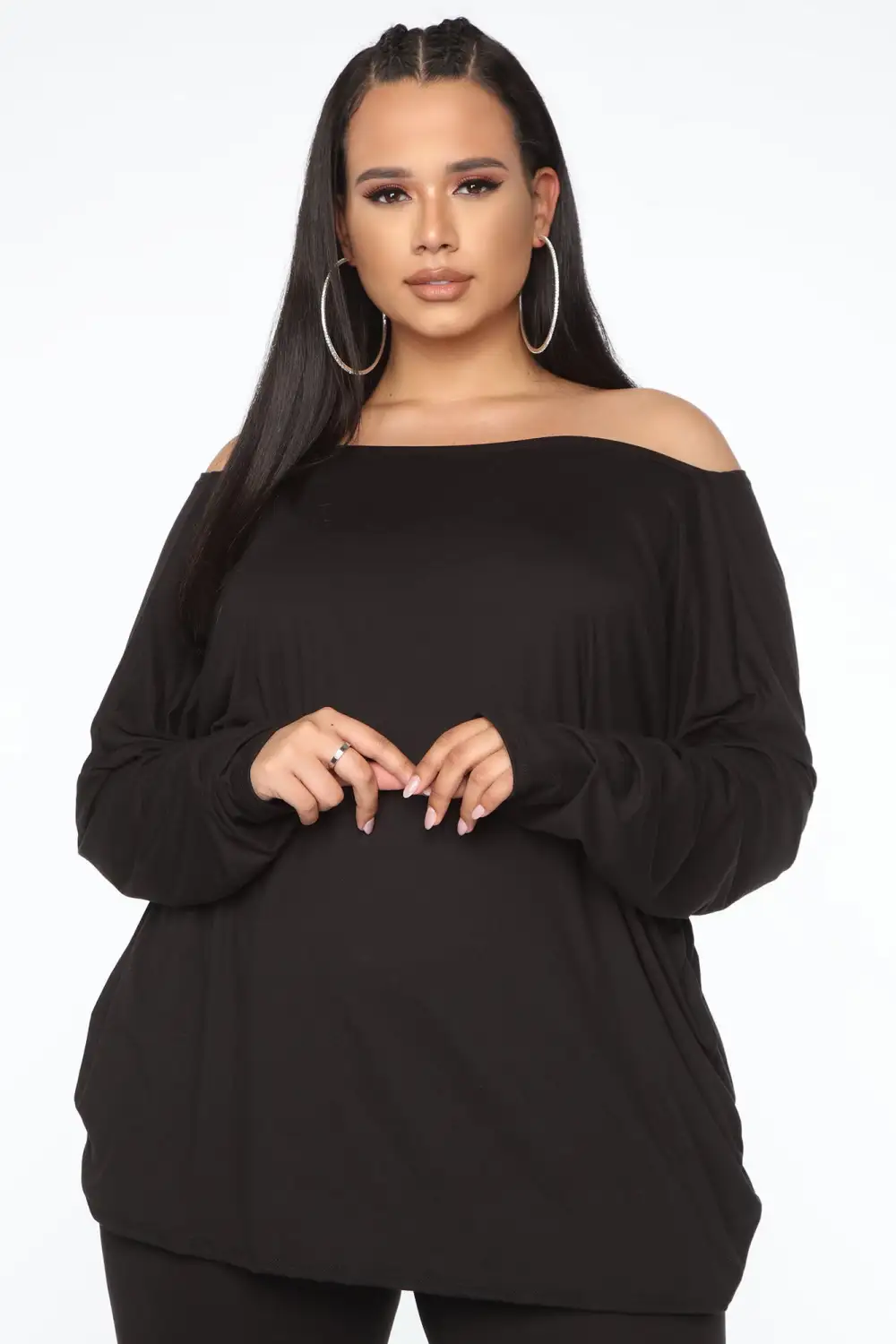 Don't Get This Twisted Pant Set - Black