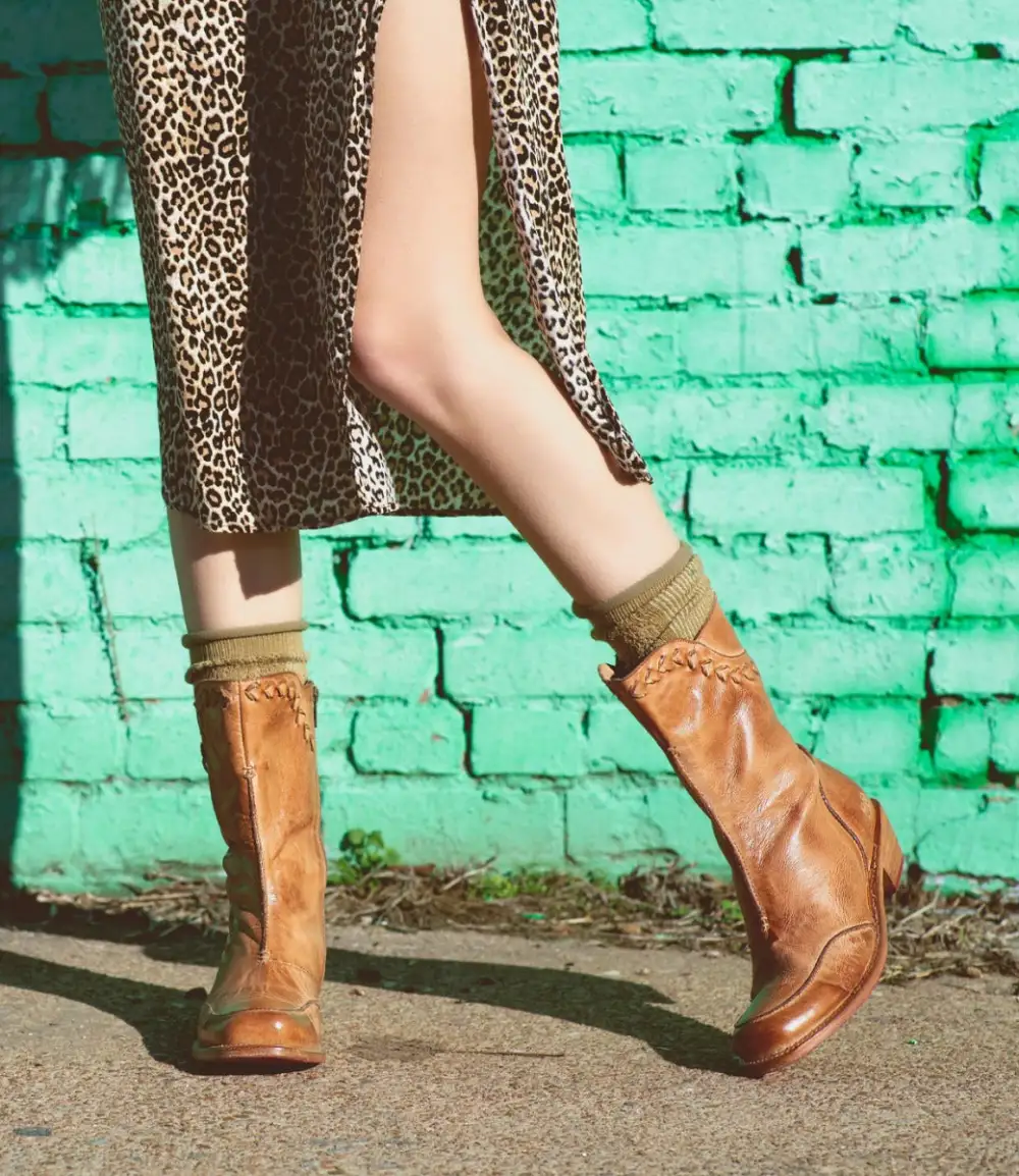 Square-Toe Apron-Toe Western Boots