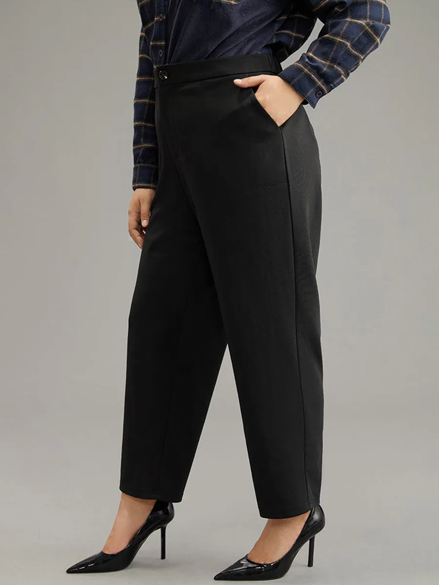 Black elegant trousers and trousers