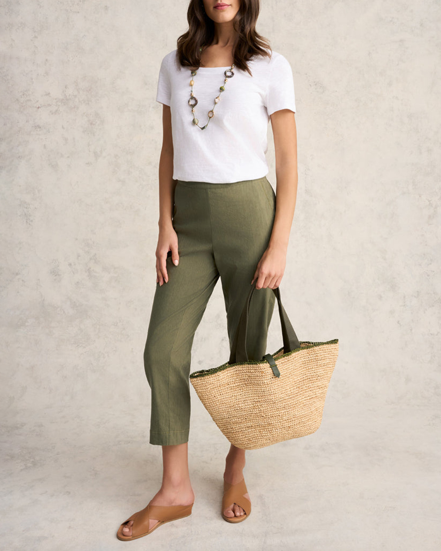 Slim Fit Ankle Length Pants