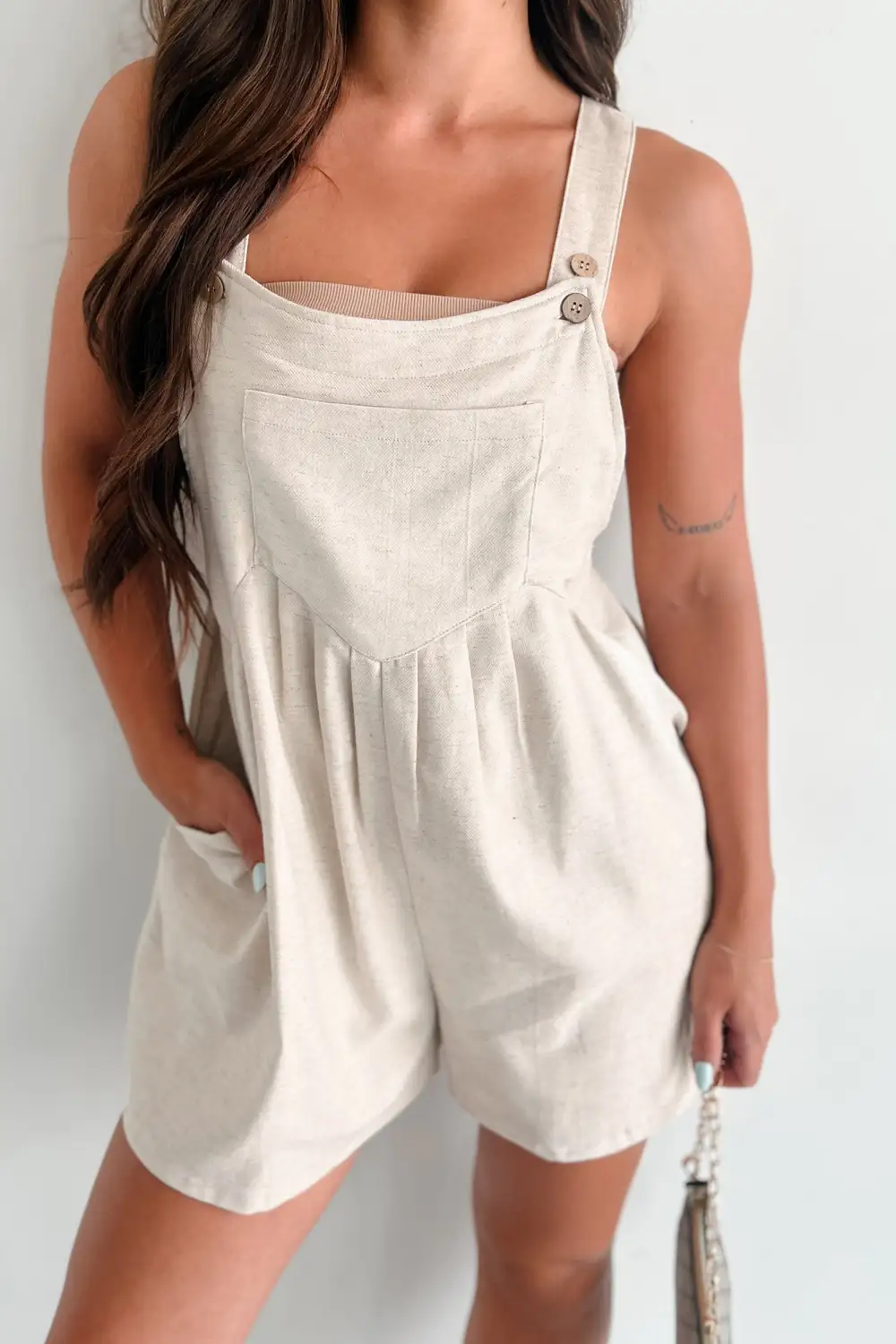 Oatmeal Romper
