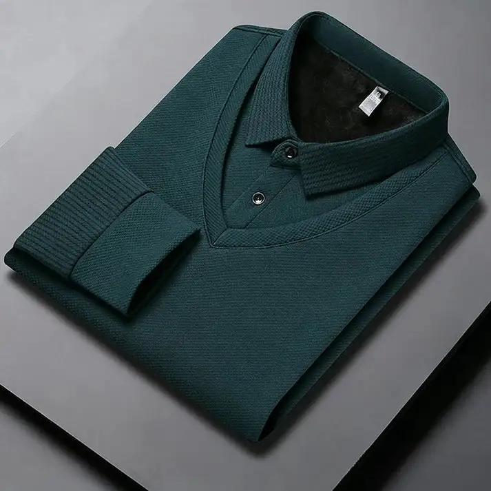 Men's velvet shirt