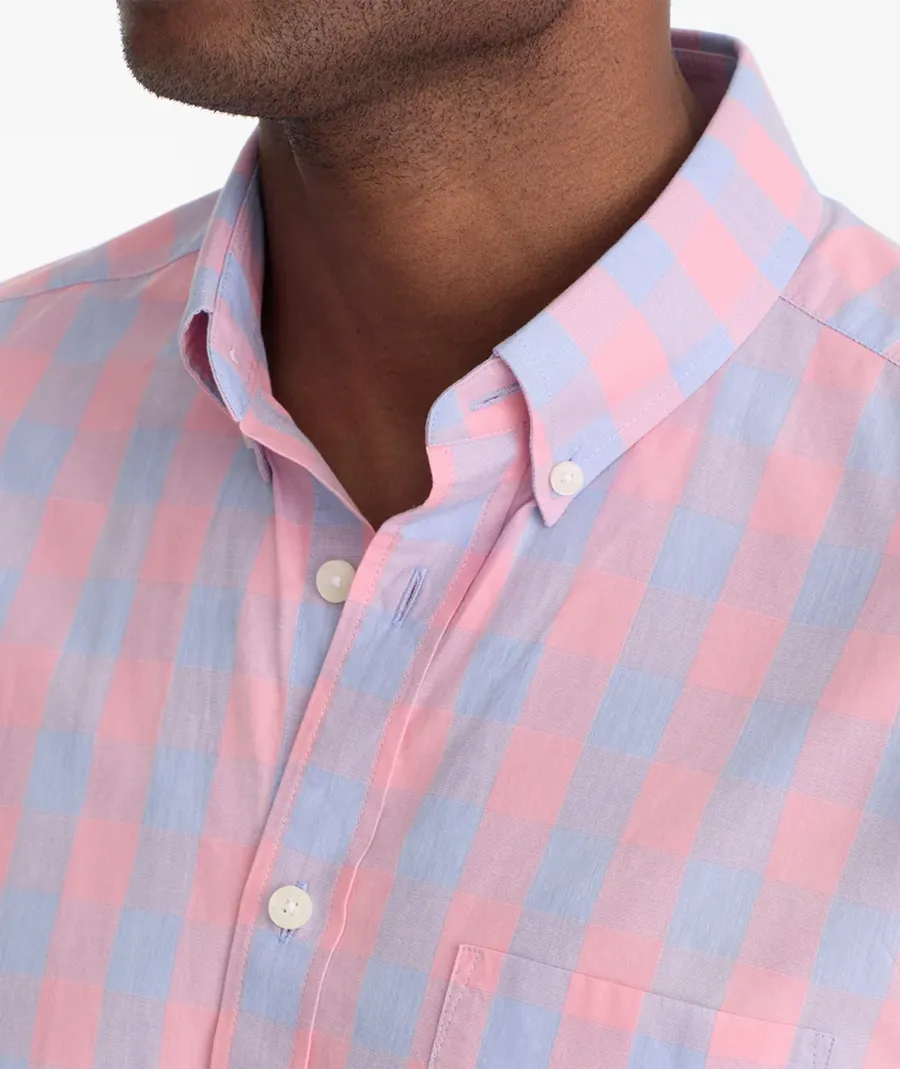 Men's Pink Casual Style Blouse
