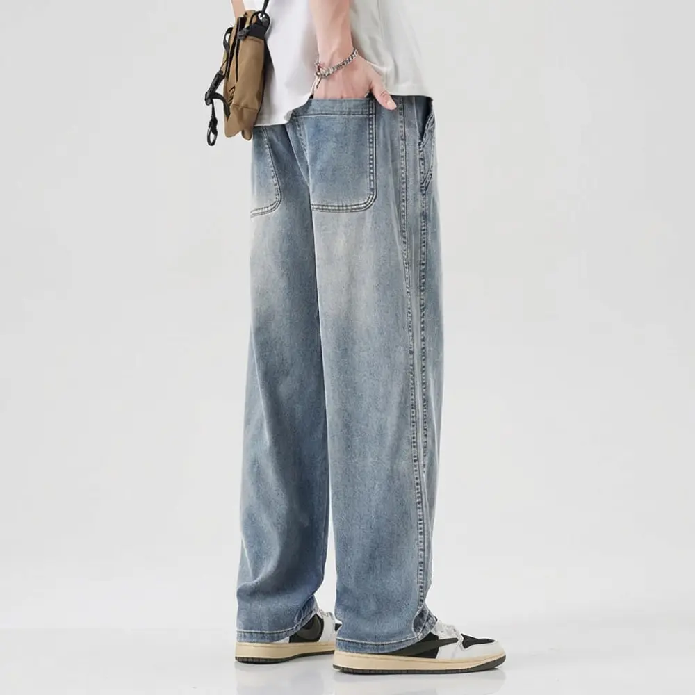 Lightweight Denim Casual Pants