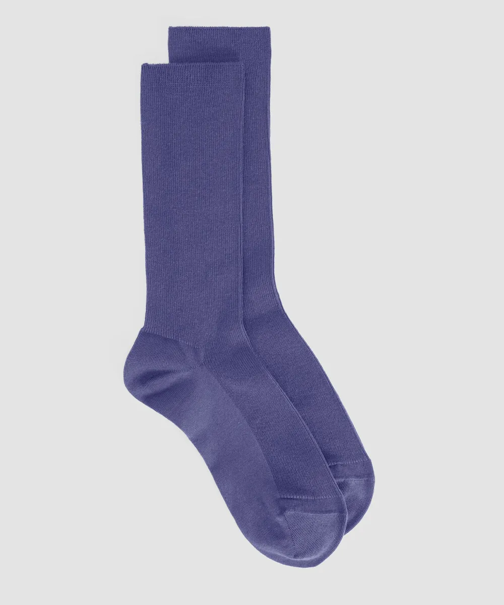 Casual Style Cotton Crew Sock