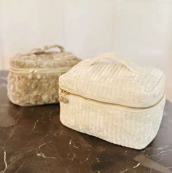 Quilted Soft Makeup Bag
