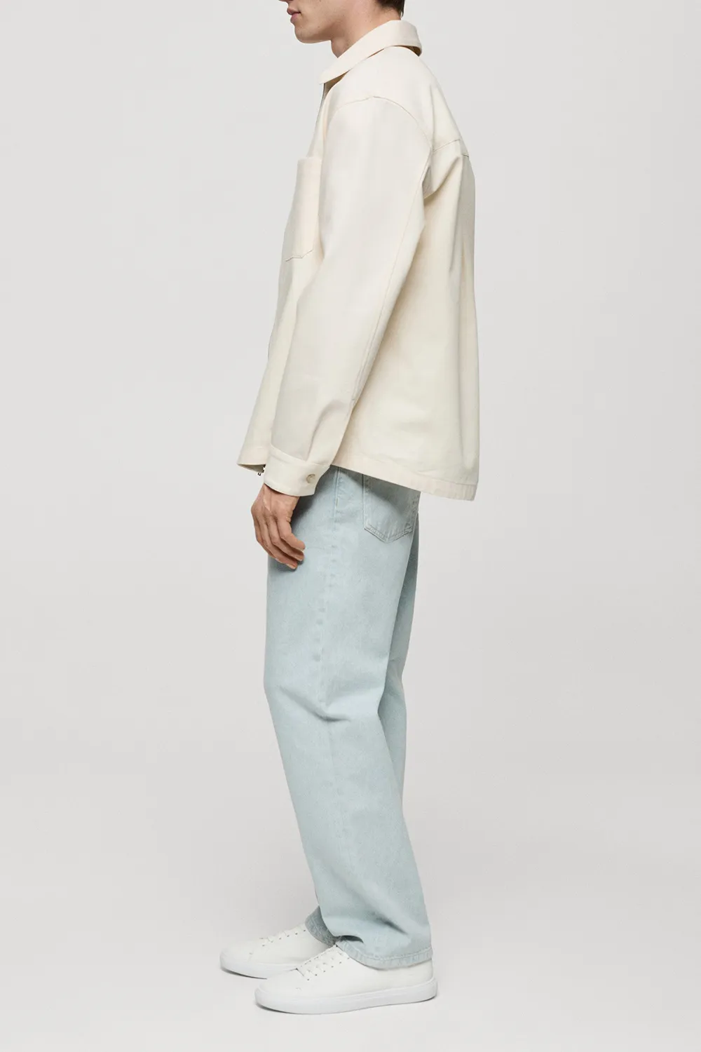 Relaxed-Fit Washed-Effect Jeans