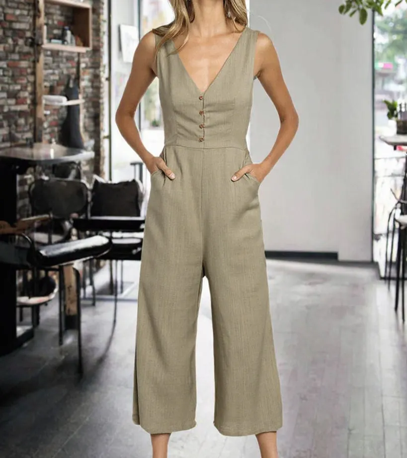 Premium V-Neck Sleeveless Bodysuit Set