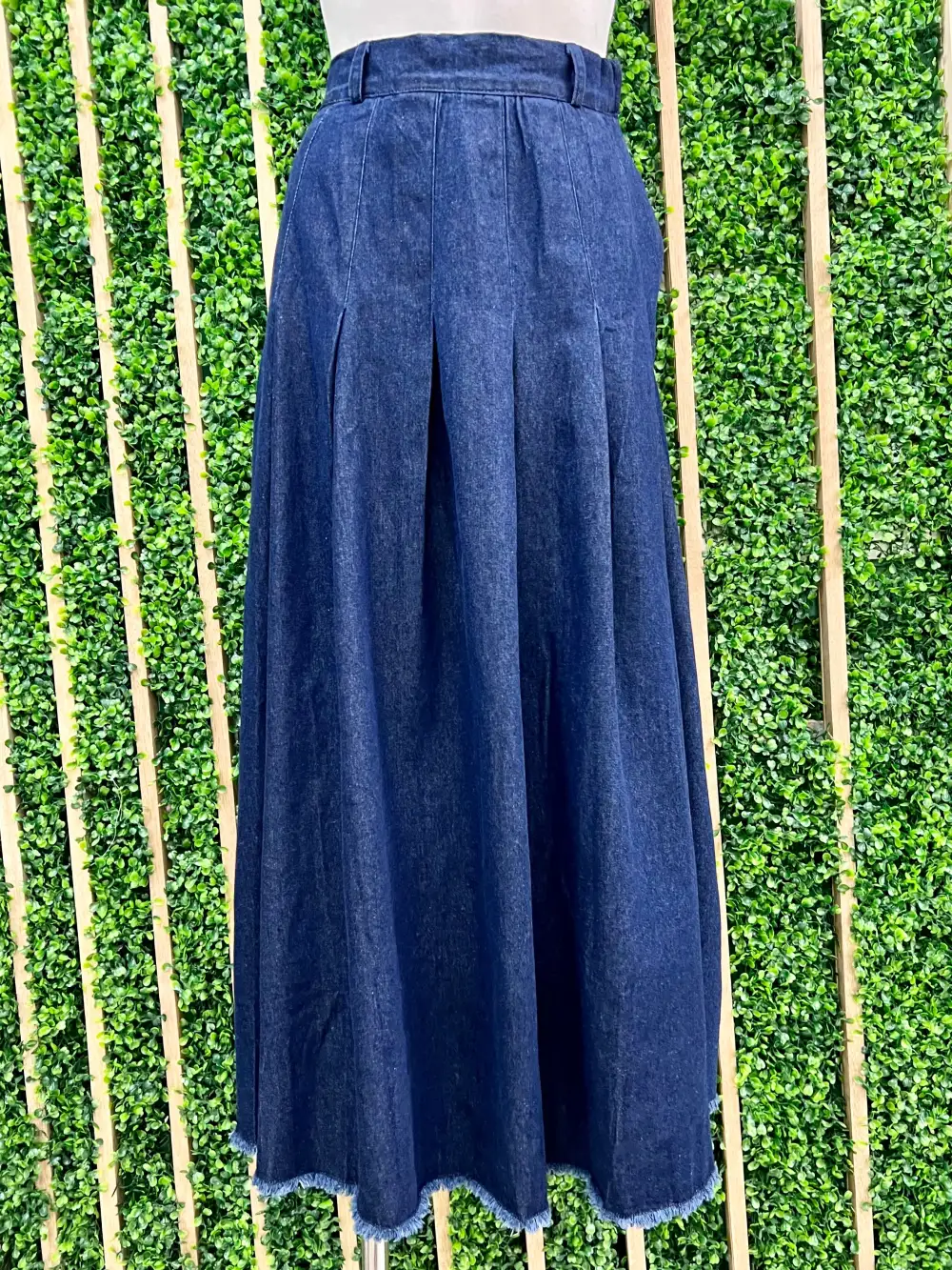 Pleated Midi Skirt