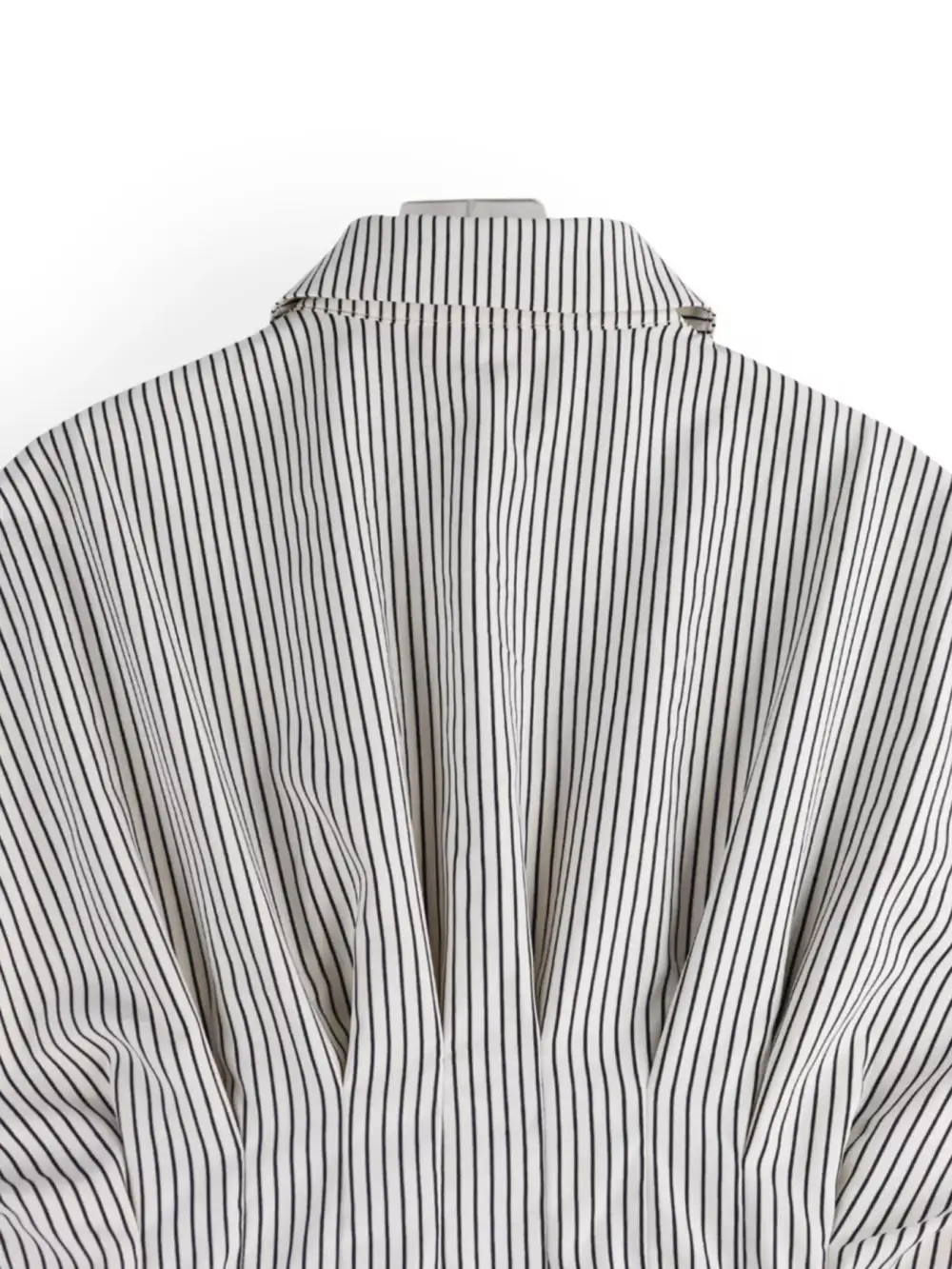 Striped Cinched Waist Shirt