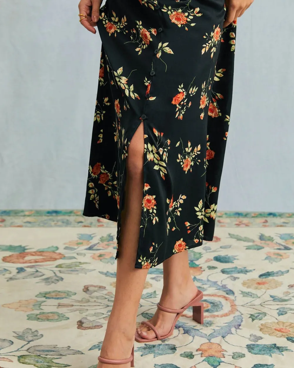 Short Sleeve Black Dress