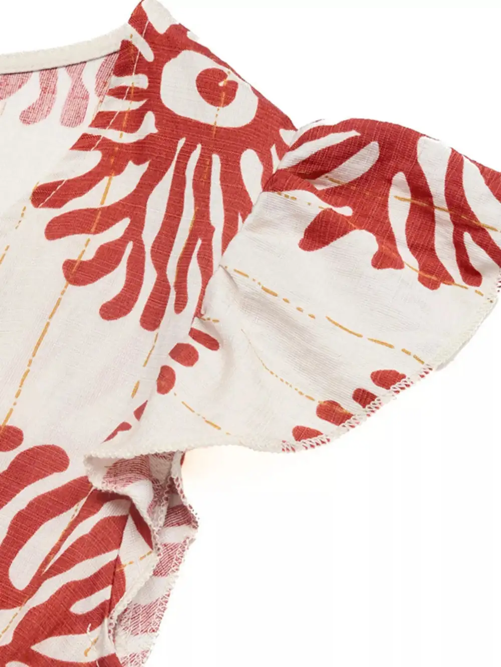 Soft Touch Printed V Neck Dress