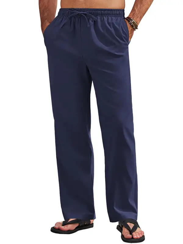 Heritage Linen Blend Trousers