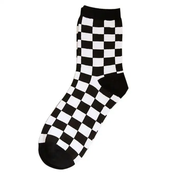 Checker Pattern Socks