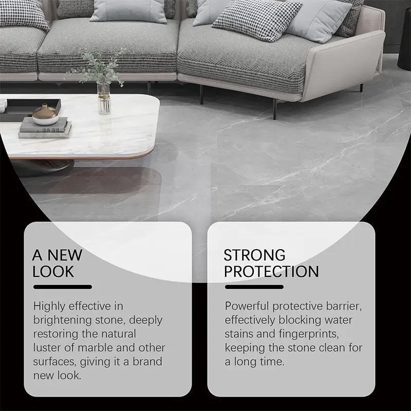 Marble Polishing Paste—Removes scratches and etching marks, restoring the natural luster. The protective layer repels water and fingerprints. Professional-grade restoration that saves you a fortune!