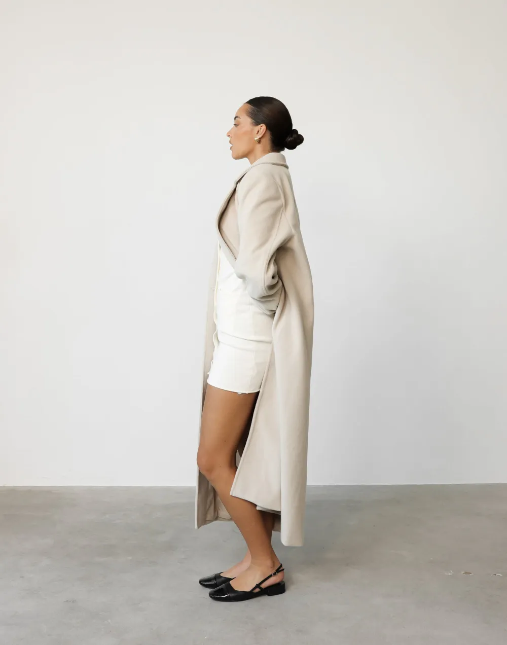 Abbey Trench Coat (Latte)