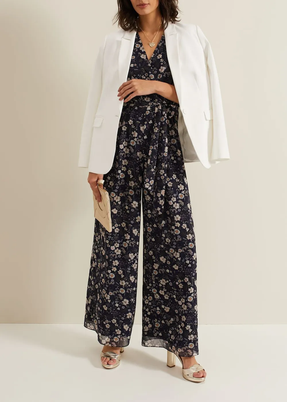 Fashionable Floral Short-Sleeved Bodysuit For Women