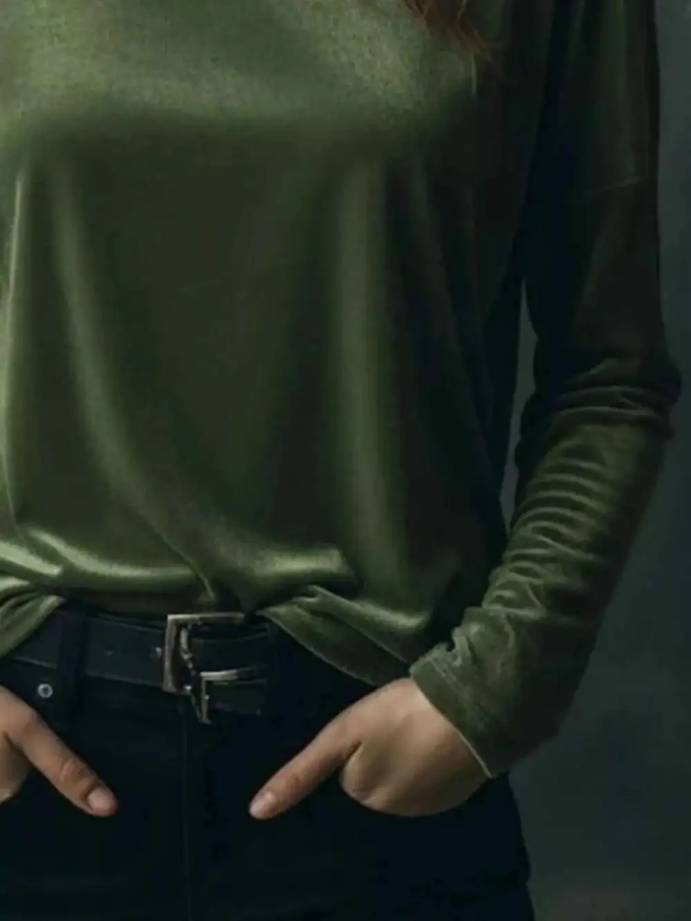 Velvet Long Sleeve T-Shirt