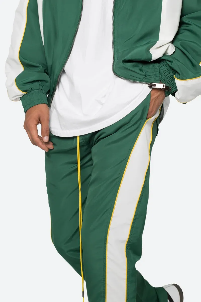 GREEN STRIPE ACCENTED SWEATPANTS