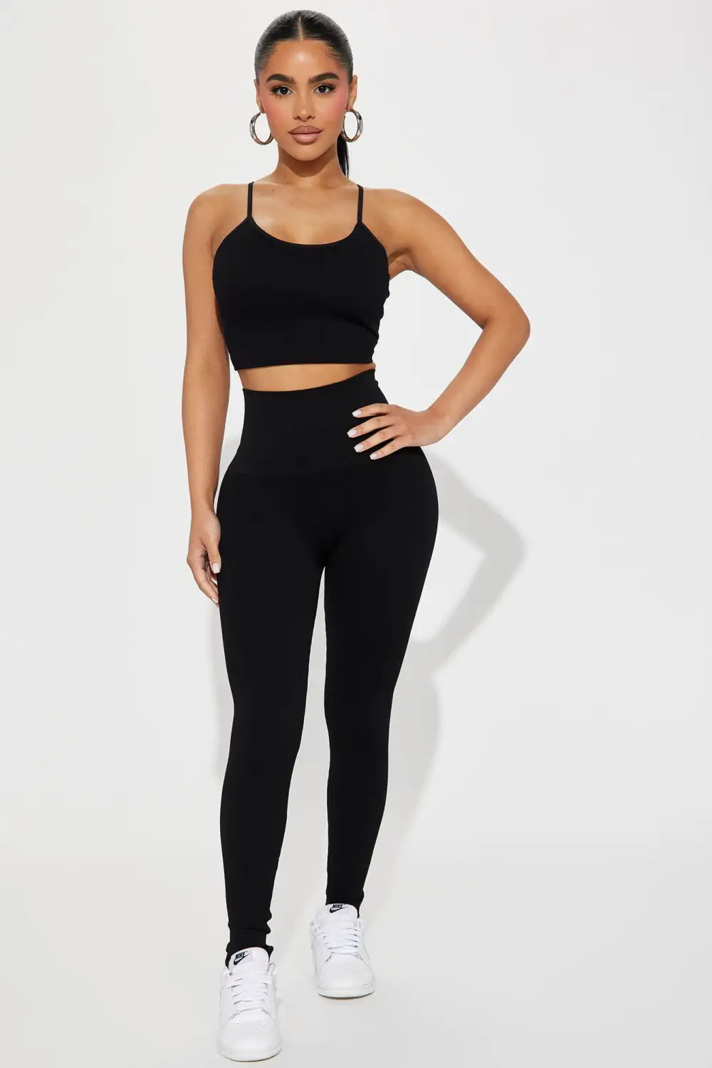 Melrose Lounge Legging Set - Black