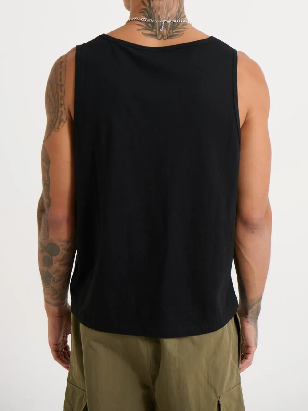 Simple And Soft Versatile Black Tank Tops
