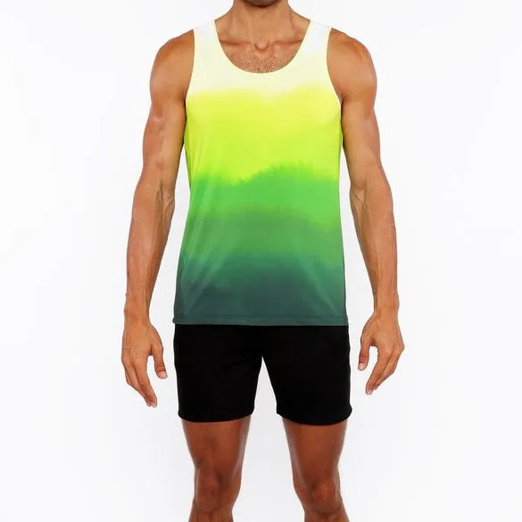 Stride Printed Mesh Tank Top