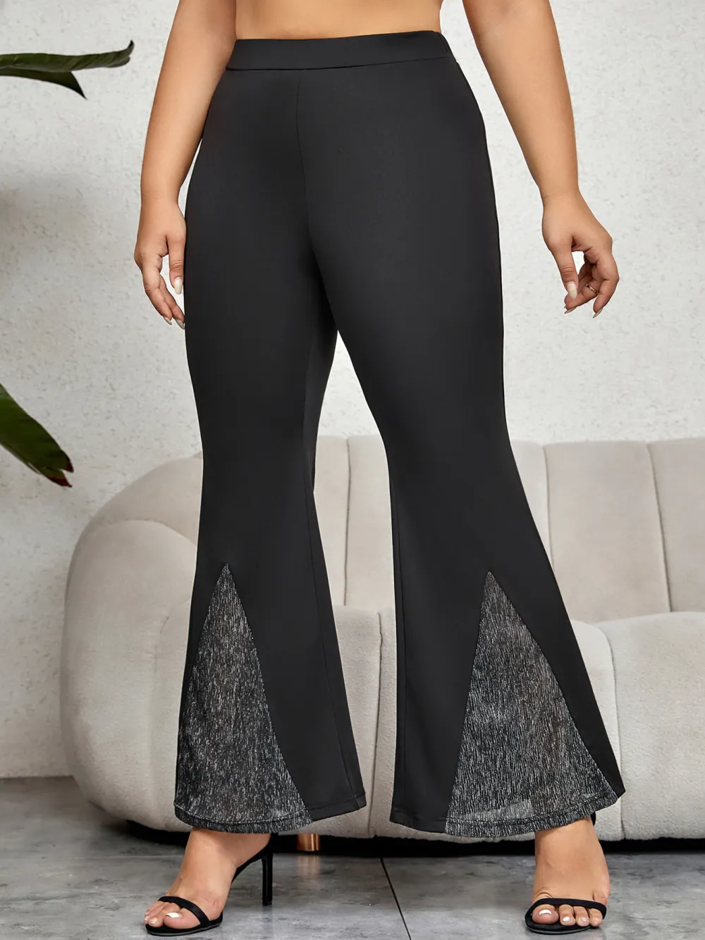 Women Flared Pants Popular Large Size Trousers