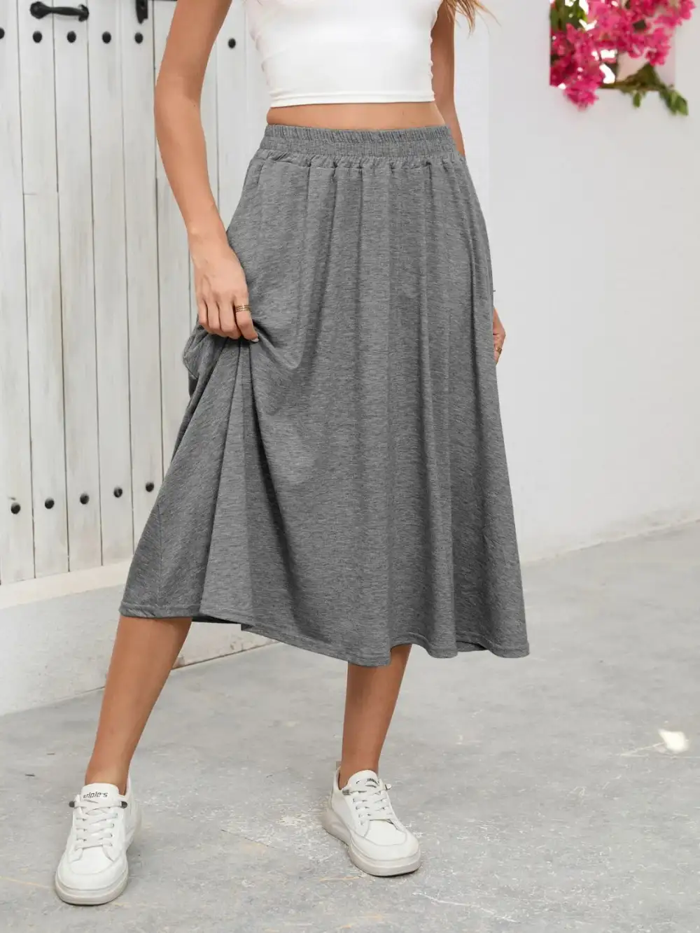 Pocket Elastic Skirt